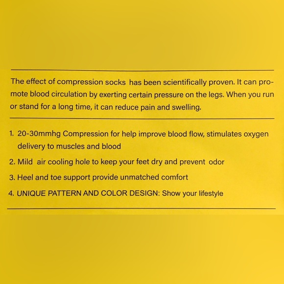 Colorful, Striped Compression Socks, 20-30mmHg compression (1 pair) - Picture 8 of 12